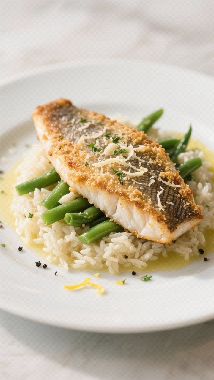 Final dish beauty: Restaurant-quality presentation of a single tilapia fillet with an extra-crunchy 