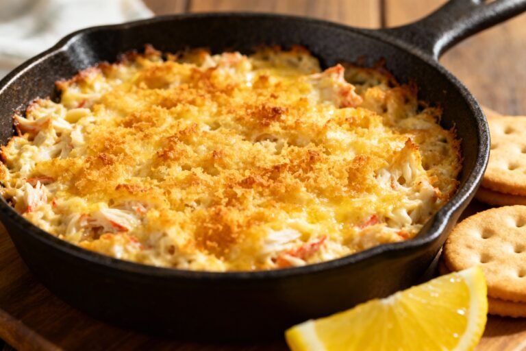 Hot Crab Dip Recipe | Creamy Baked Crab Appetizer for Parties