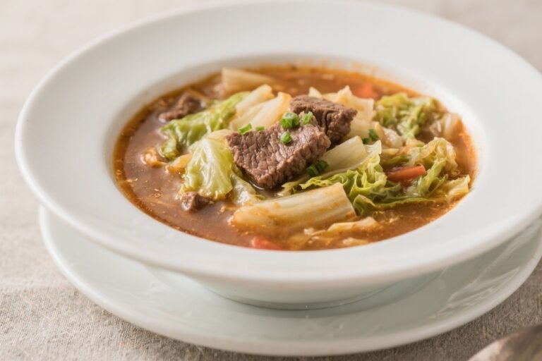 Hearty Cabbage Beef Soup – A Cozy, Satisfying Classic
