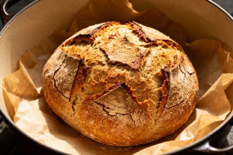 Beginner Whole Wheat Sourdough Recipe | Easy Rustic Homemade Bread