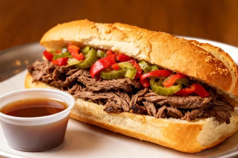 Italian Beef Sandwich Recipe | Juicy Chicago-Style Beef with Au Jus