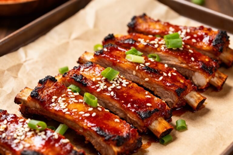 Korean Gochujang BBQ Ribs at Home