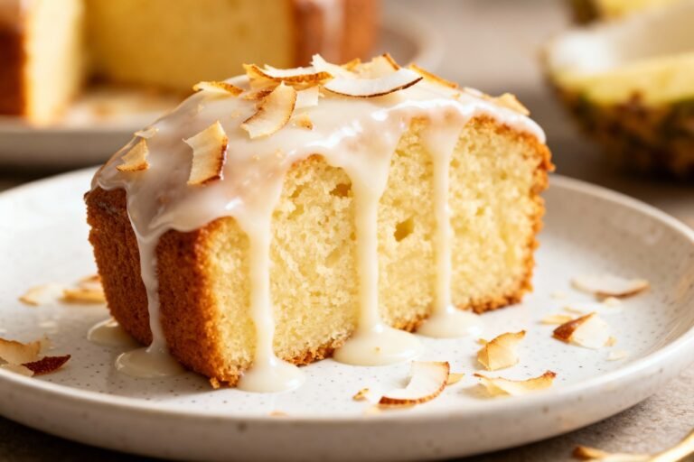Easy Pina Colada Pound Cake Recipe | Coconut Pineapple Dessert
