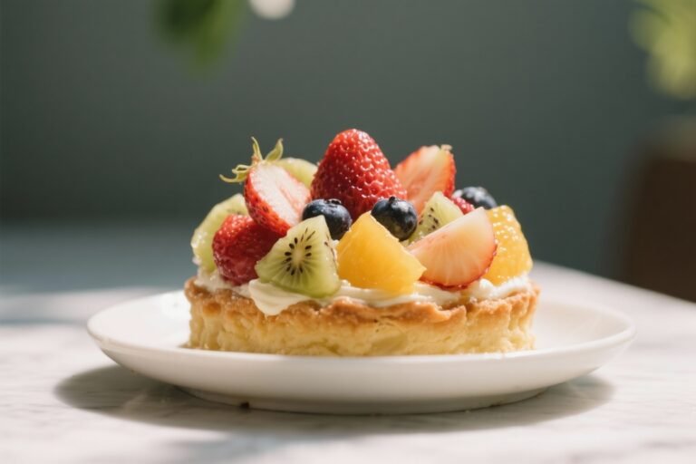 Beautiful Fresh Fruit Tart Recipe | Easy Summer Dessert with Fresh Fruit