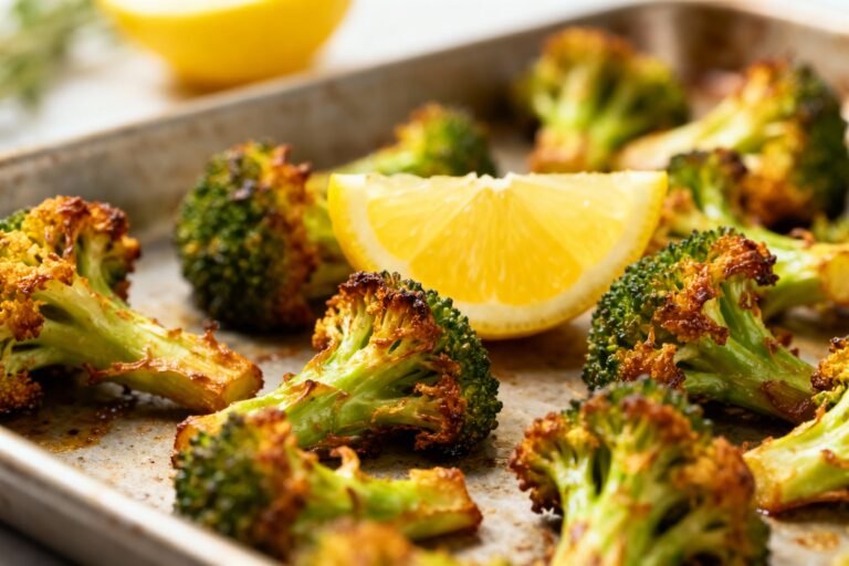 Crispy Roasted Broccoli Recipe | Easy Oven Baked Healthy Side Dish