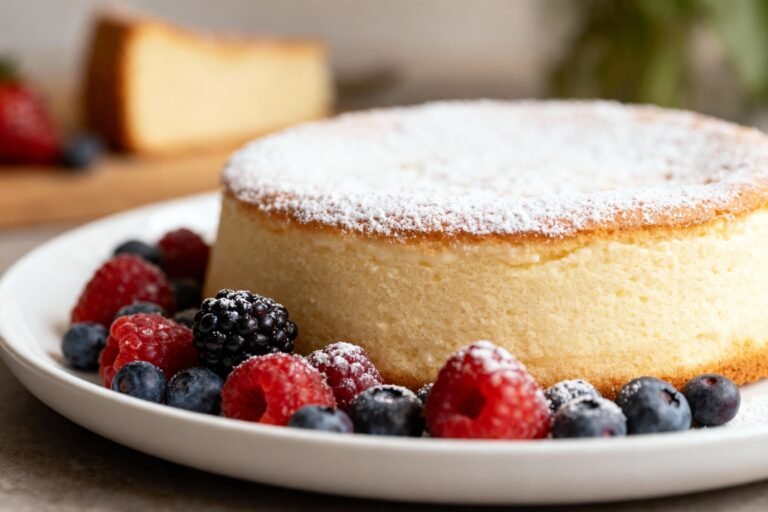 Easy 4-Ingredient Greek Yogurt Cake Recipe