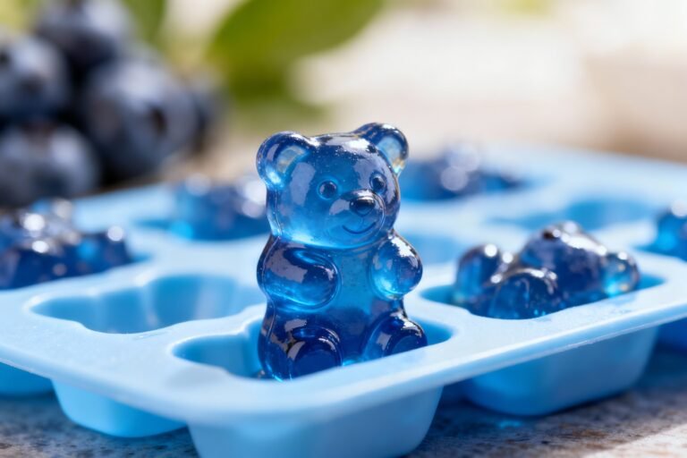 3-Ingredient Healthy Blueberry Gummies