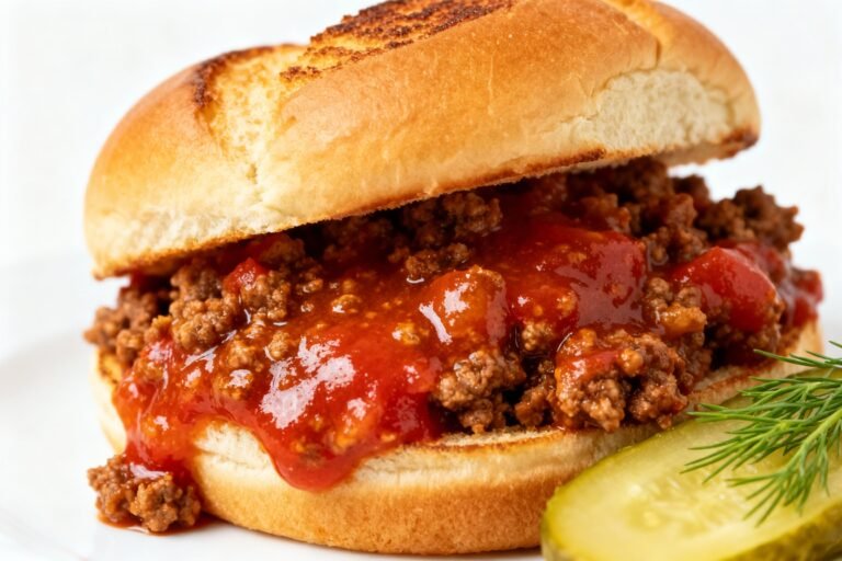 Crockpot Sloppy Joes Recipe | Sweet, Spicy, Tangy Crowd-Pleaser Dinner