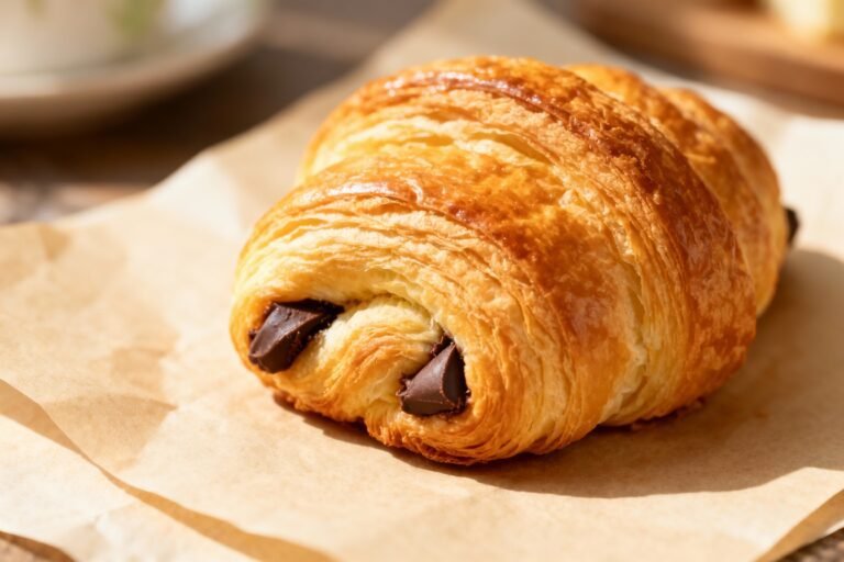 Pain Au Chocolat Recipe | Flaky French Chocolate Croissants at Home