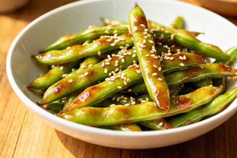 Soy Glazed Runner Beans Recipe | Easy Vegan Asian Side Dish