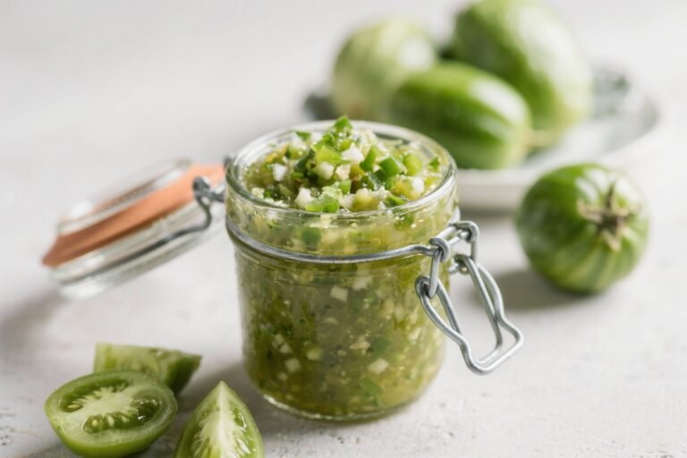 Homemade Tomatillo Salsa Recipe | Easy Salsa Verde Canning Method – Fresh, Bright, and Ready for the Pantry