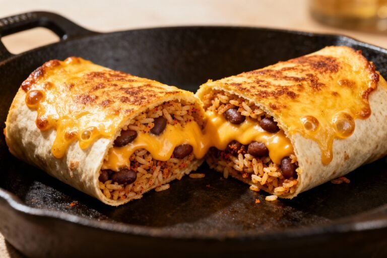 Easy Grilled Cheese Burrito Recipe | Cheesy Copycat Taco Bell Dinner Idea