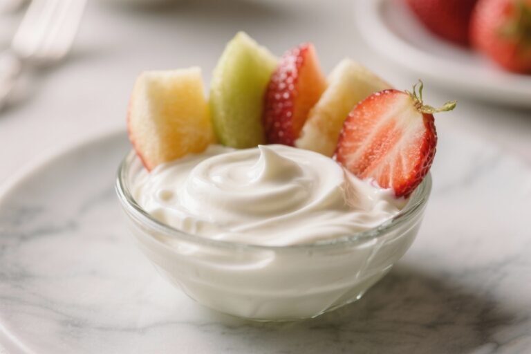 5-Minute Yogurt Fruit Dip – Creamy, Light, and Easy