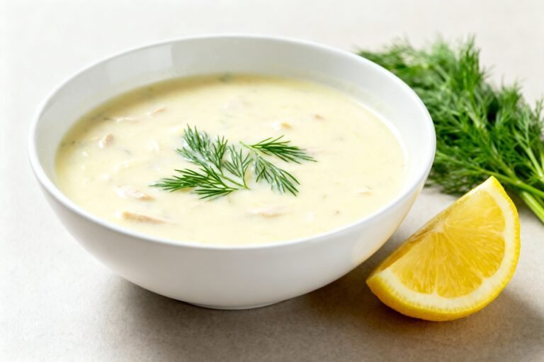 Greek Lemon Chicken Soup Recipe | Light Mediterranean Comfort Soup