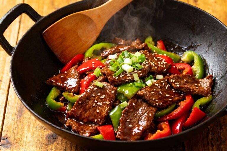 Quick Pepper Steak Stir-Fry Loaded with Juicy Flavor