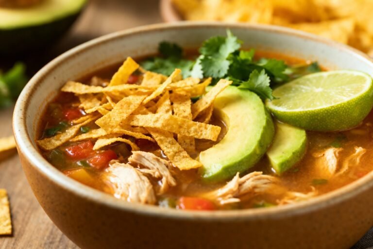 Easy Chicken Tortilla Soup Recipe | Cozy One-Pot Chicken Soup