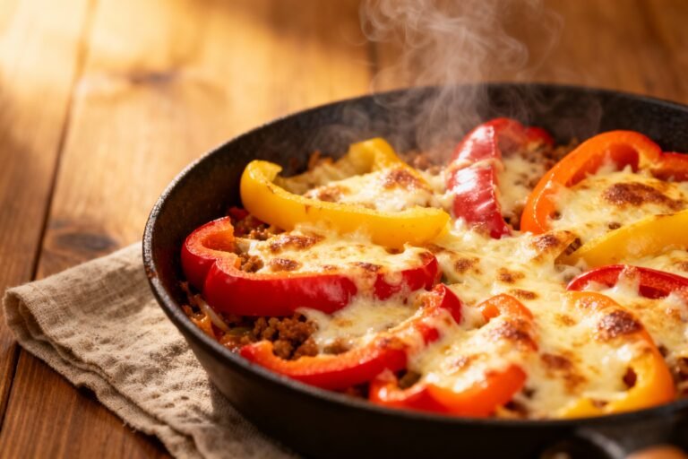 Easy Unstuffed Pepper Skillet Dinner Recipe