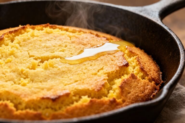 Cornbread with Creamed Corn Recipe | Moist Southern Style Cornbread