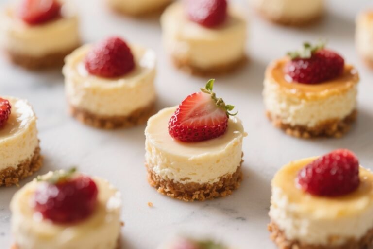Easy Mini Cheesecake Bites – Small, Creamy Treats for Any Occasion