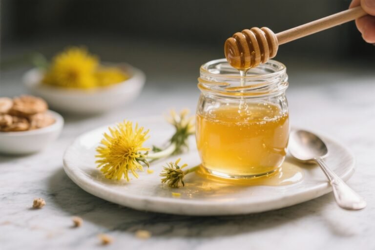 Easy Dandelion Honey Recipe – A Simple, Floral Syrup You Can Make at Home