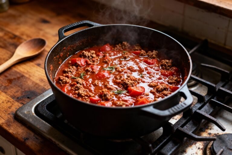 Rich Italian Meat Sauce Beats Takeout