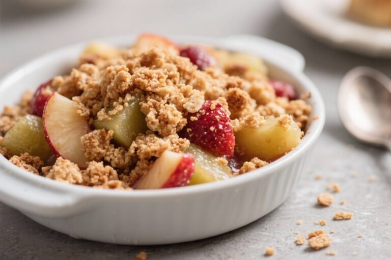 Easy Fruit Crisp Topping – A Simple, Crunchy Finisher for Any Fruit