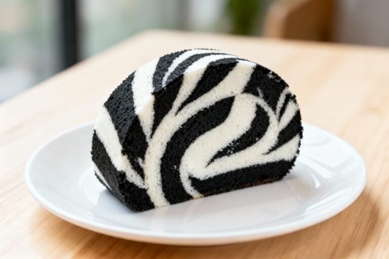 Homemade Zebra Cake From Scratch