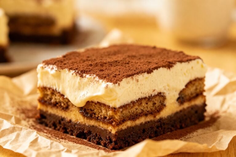 Ultra Decadent Tiramisu Brownies