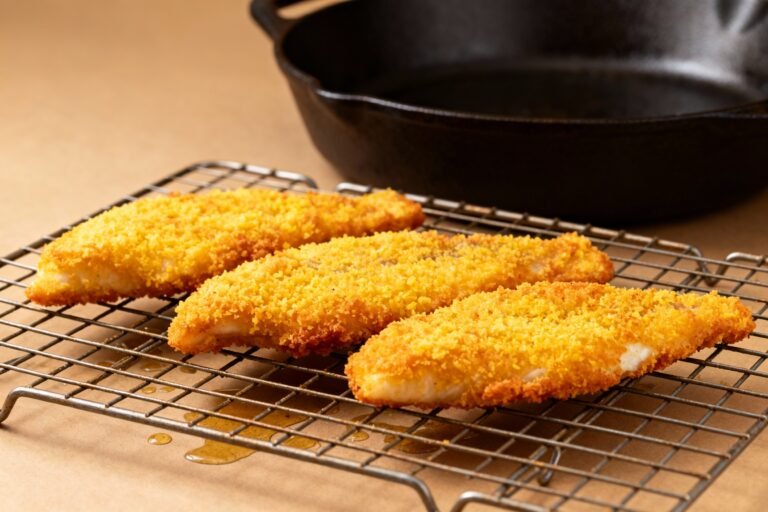 Crispy Southern Fried Fish with Cornmeal-Coated Fillets