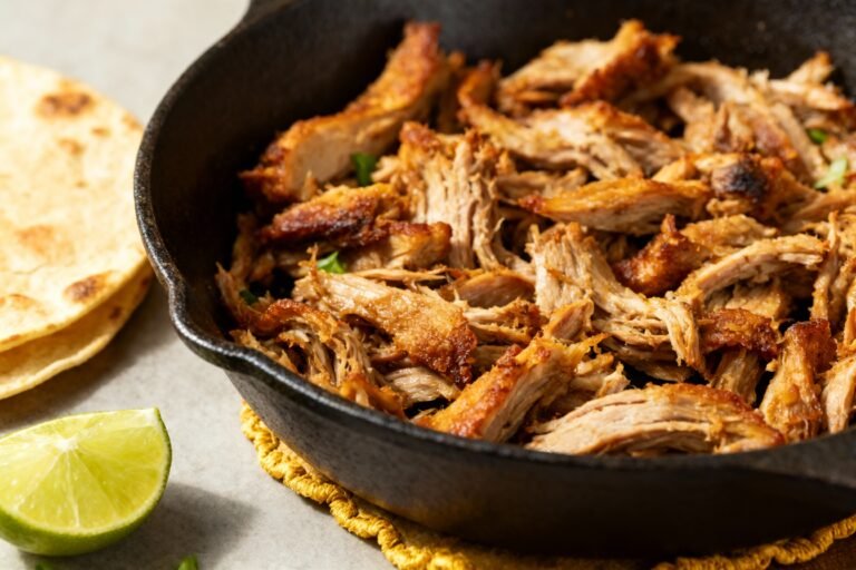 Slow Cooker Pork Carnitas Recipe | Easy Shredded Pork for Tacos