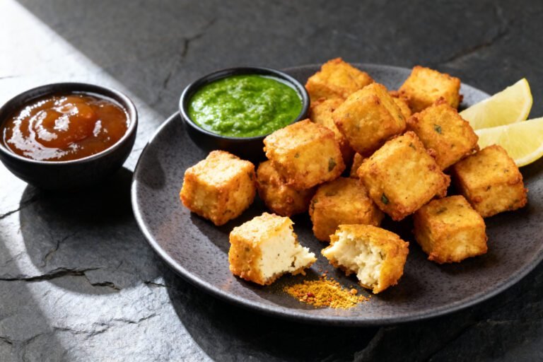 Paneer Pakoda Recipe | Crispy Indian Bread Pakora Snack for Tea Time