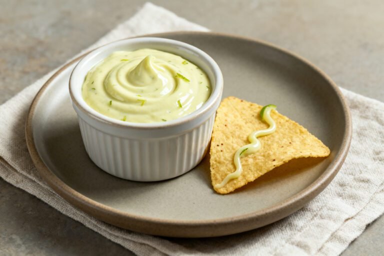 Zesty Lime Crema Recipe | Easy Mexican Sauce for Tacos Burritos