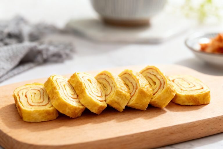 Korean Egg Roll Recipe | Quick Rolled Eggs for Kids Breakfast