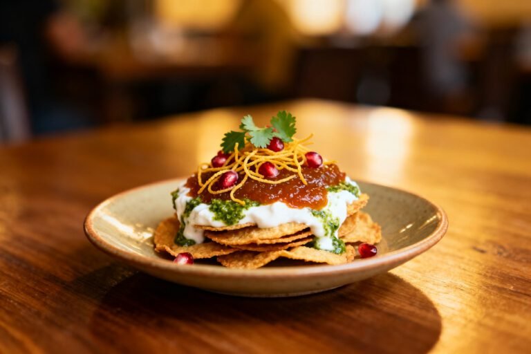 Dahi Papdi Chaat Recipe | Indian Street Food Nachos with Yogurt