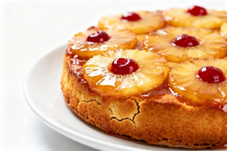 Pineapple Upside Down Cake Recipe | Easy Homemade Classic Dessert