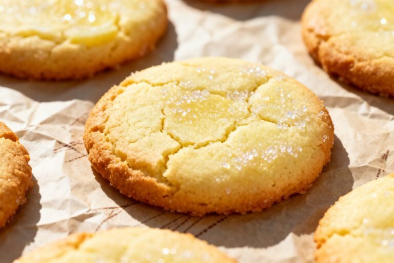 Soft Lemon Sugar Cookies | Easy Chewy Citrus Cookie Recipe