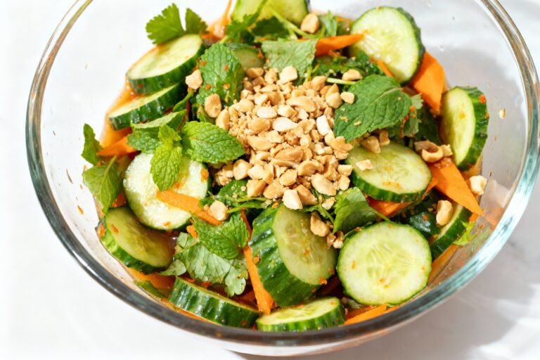 Thai Cucumber Salad Recipe | Easy Refreshing Thai Side Dish for Any Meal