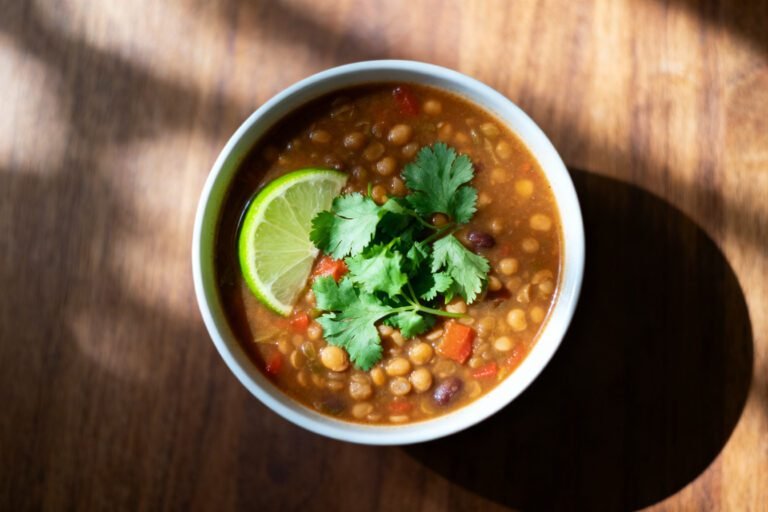 Healthy Mexican Lentil Soup Recipe | Easy One Pot Dinner