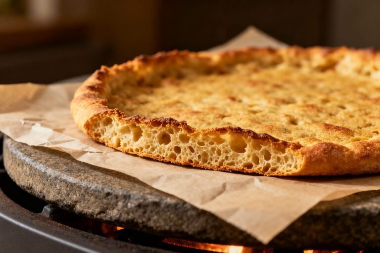 Gluten Free Pizza Crust Recipe | Crispy Chewy Homemade Grain Free Pizza