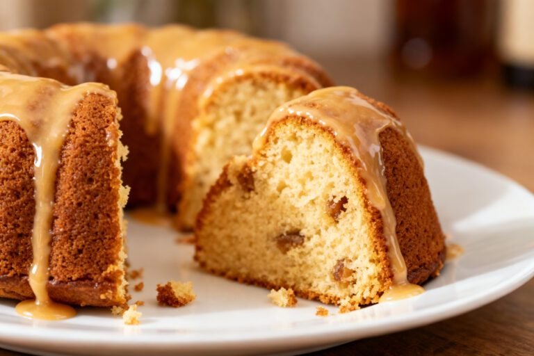 Easy Spiced Rum Cake Recipe | Moist Traditional Rum Dessert