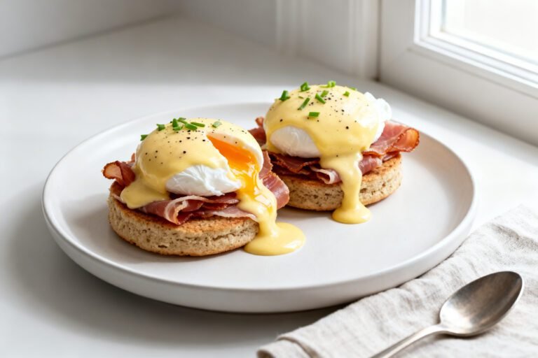 Quick Prosciutto Eggs Benedict Recipe | Easy Gluten Free Brunch Favorite