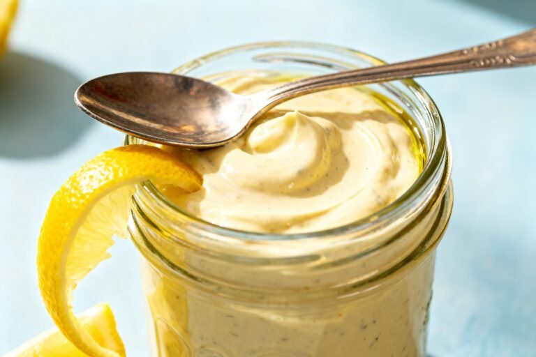 Creamy Olive Oil Mayo Recipe | Healthy Mediterranean Homemade Mayonnaise