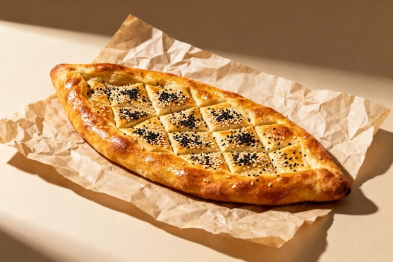 Turkish Flatbread Recipe | Easy Homemade Turkish Pide Bread from Scratch