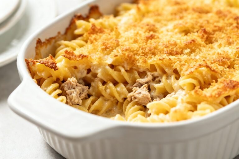Creamy Tuna Pasta Bake | Easy 5-Ingredient Comfort Food Dinner Recipe