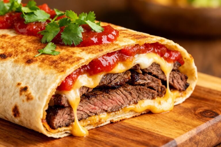 Homemade Steak Burritos Recipe | Juicy Beef Burrito Wraps Made Easy