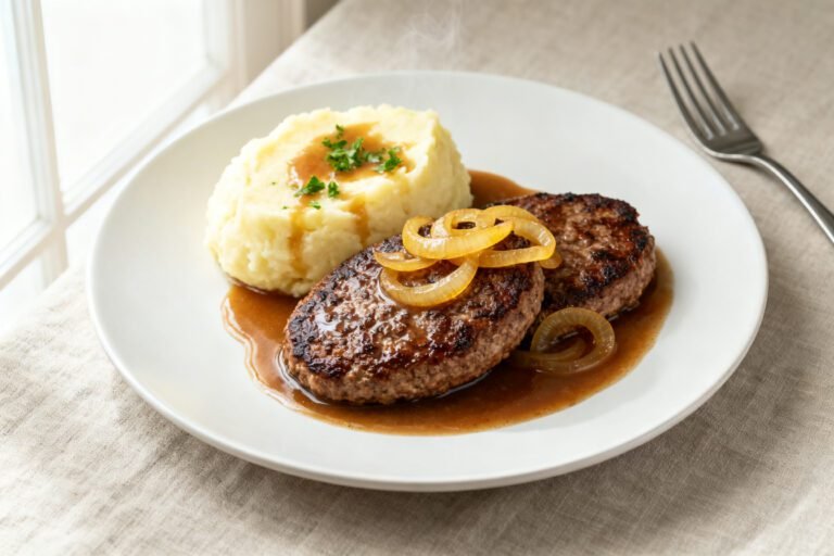 Juicy Hamburger Steak Recipe | Easy Seasoned Burger Patties Dinner Day