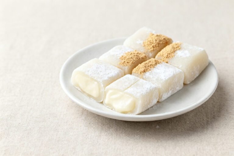 Soft Milk Mochi Recipe | Easy Chewy Homemade Japanese Mochi Dessert