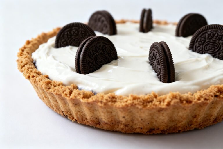 Easy Oreo Pie Recipe | No Bake Cookies and Cream Dessert