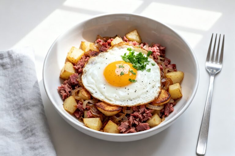 Super Easy Corned Beef Hash Recipe | Classic Hearty Breakfast Skillet