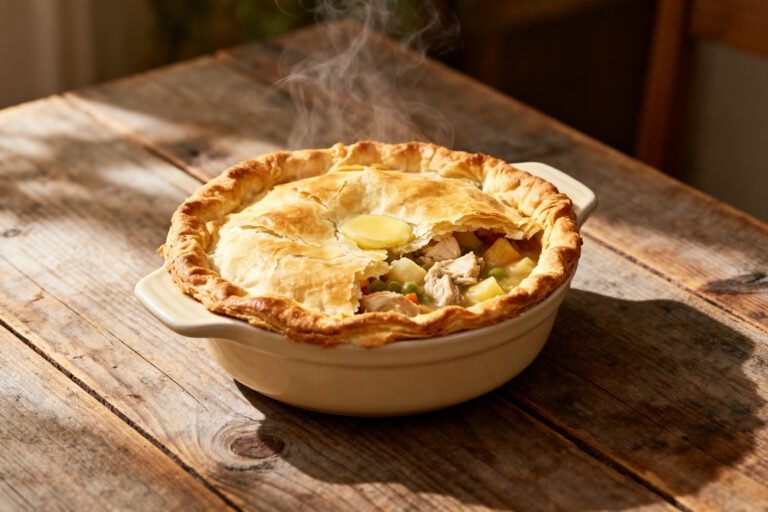 Chicken Pot Pie Recipe | Flaky Crust Comfort Food Dinner